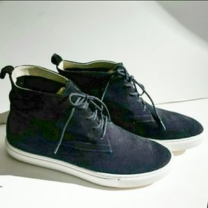 Kenneth Cole Kismet Sneaker Booties Black Suede 9